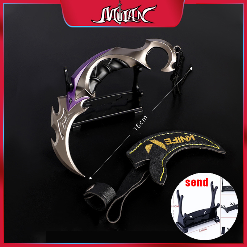 Craft Knife Set - 6 inç Valorant EP5 Karambit Metal
