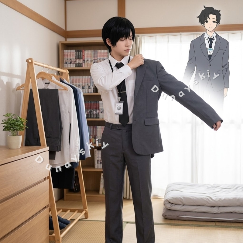 Cosplay Prop Business - Öğretmen Sensei Cosplay Kostümü İş Elbisesi