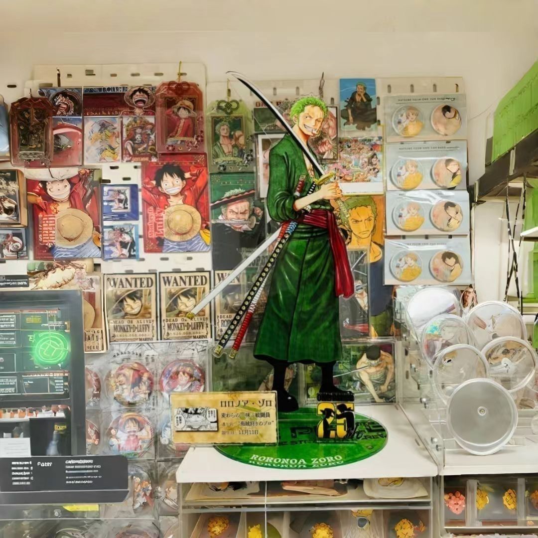 Cosplay Prop Diy - Tek Parça Zoro Defile Standee Sevimli