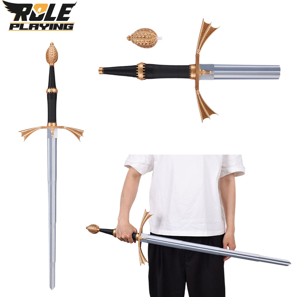 Cosplay Prop Knife - Daemon Cosplay Geri Çekilebilir Gümüş Plastik