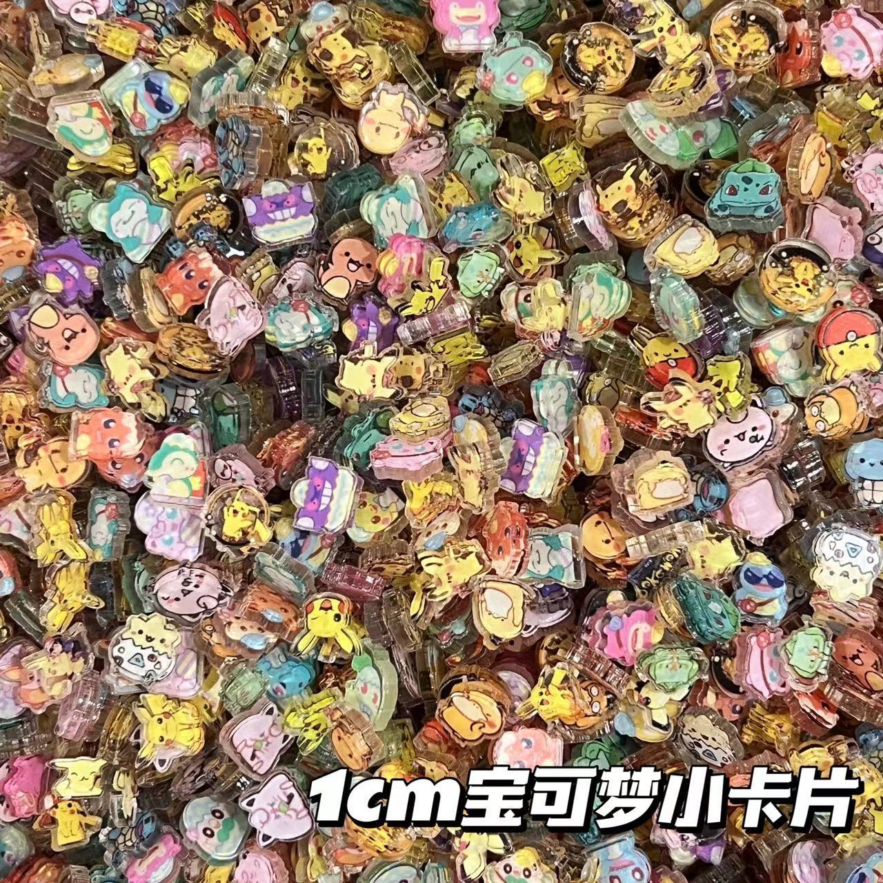 Cosplay Material For Prop - 1cm 2cm Pokémon küçük akrilik parçalar