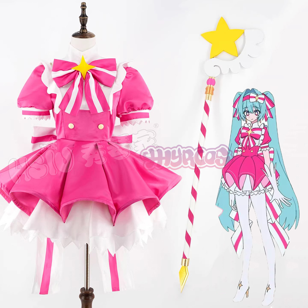 Cosplay Prop Diy - MMiku Yeniden Deneyin Cosplay Kostümleri Peruk