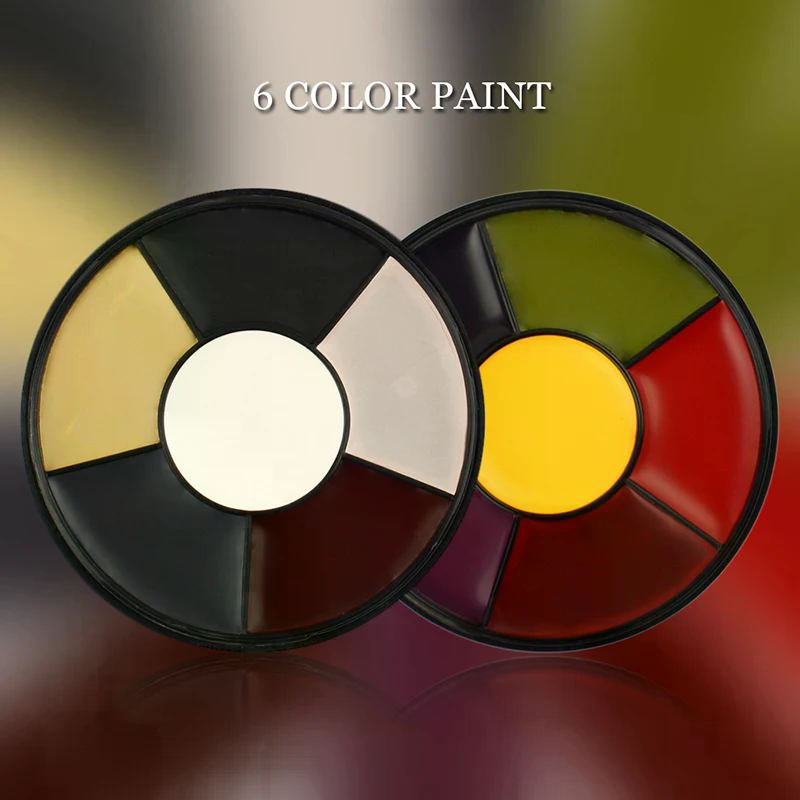 Cosplay Prop Paint - 6 renk suda çözünür yüz ve