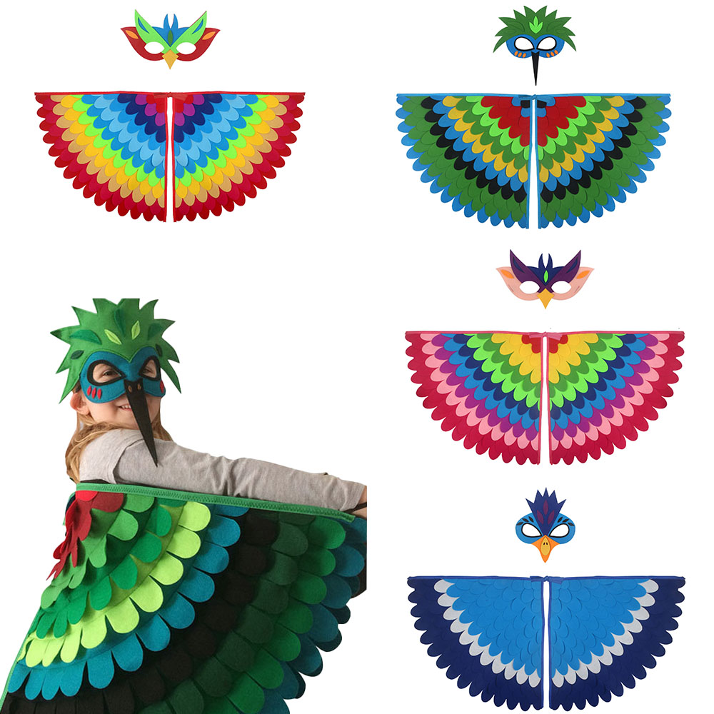 Cosplay Prop Patterns - Sevimli Baykuş Kanatları Kostüm Hayvan Tavus