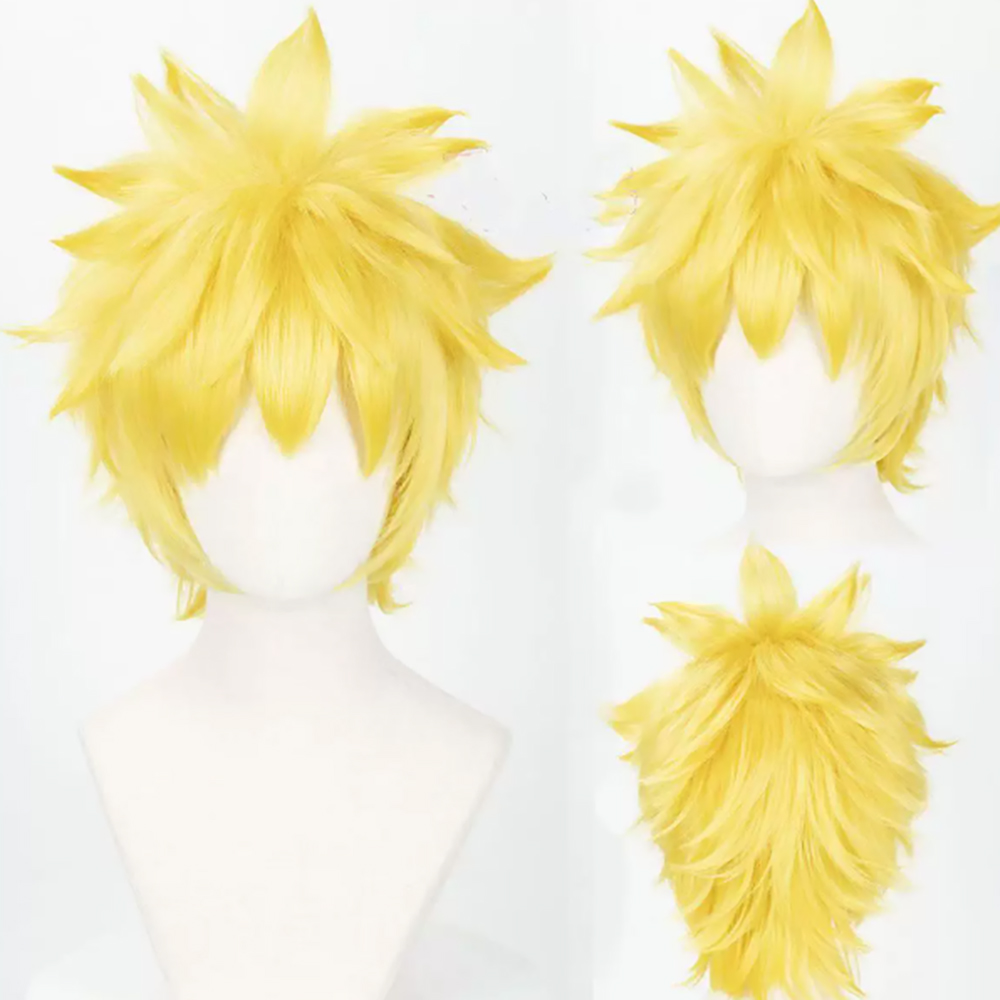 Wig Fiber Net - Sentetik Saç Peruk Uzumaki Cosplay Peruk