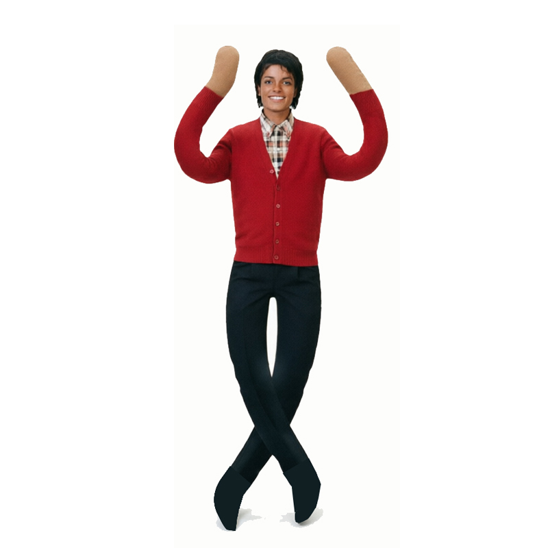 26 CM Anime Michael Jackson Co - Evoker Cosplay Prop incelemesi ve fiyatı