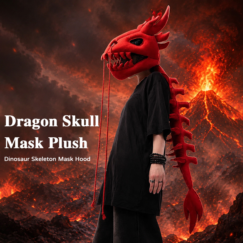 Dinozor İskeleti Peluş Başlık  - Cosplay Prop Designer incelemesi ve fiyatı