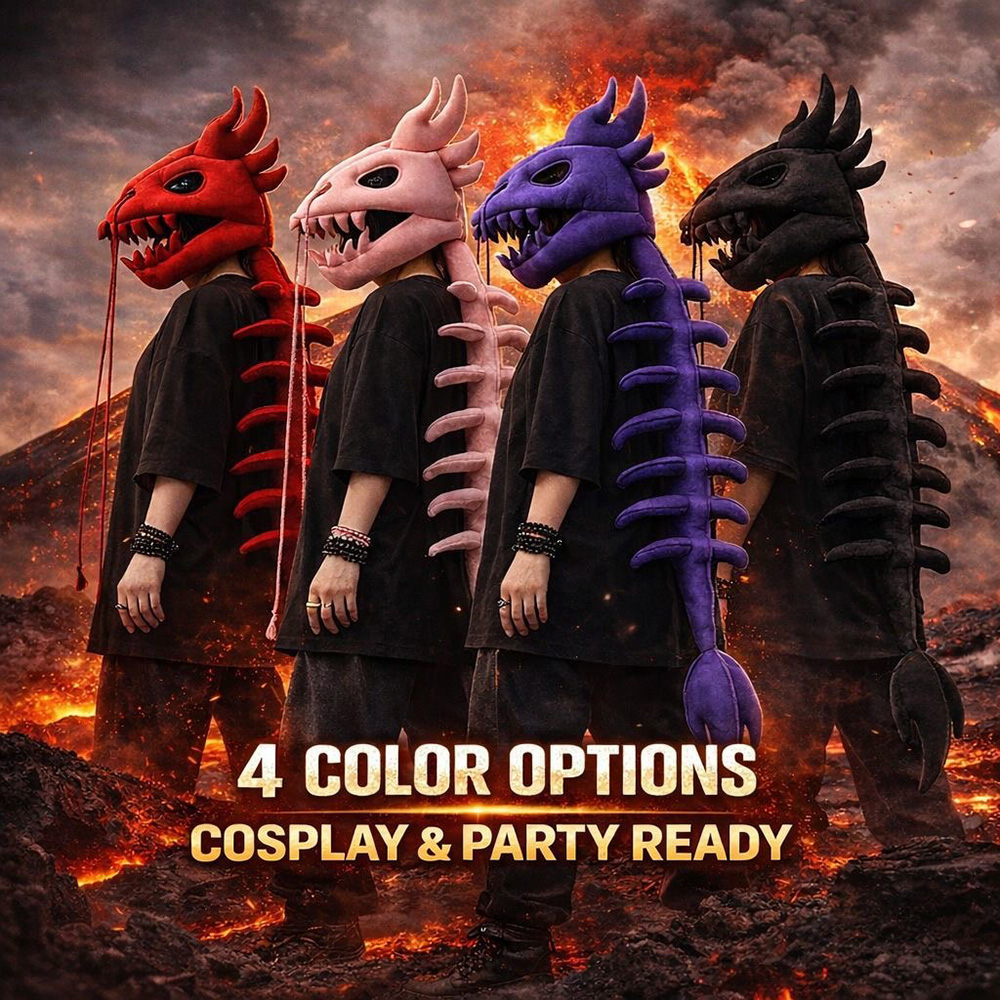 Dinozor İskeleti Peluş Başlık  - Cosplay Prop Designer incelemesi ve fiyatı