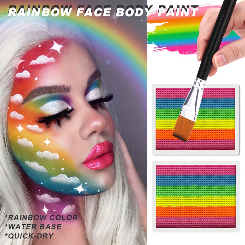 Gökkuşağı Yüz ve Vücut Boya Se - Cosplay Prop Paint incelemesi ve fiyatı