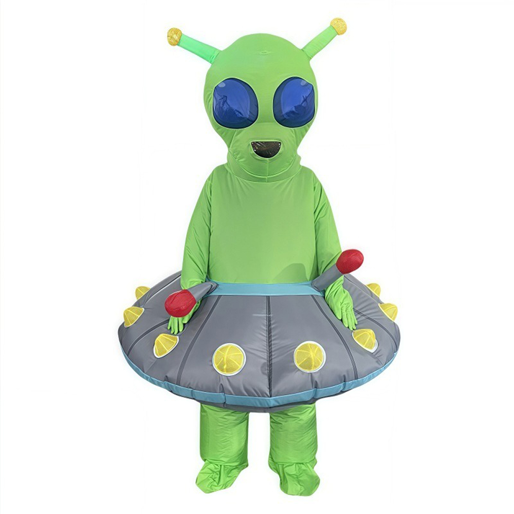 Yeşil UFO Uzaylı Şişme Kostüm  - Cosplay Prop Business incelemesi ve fiyatı