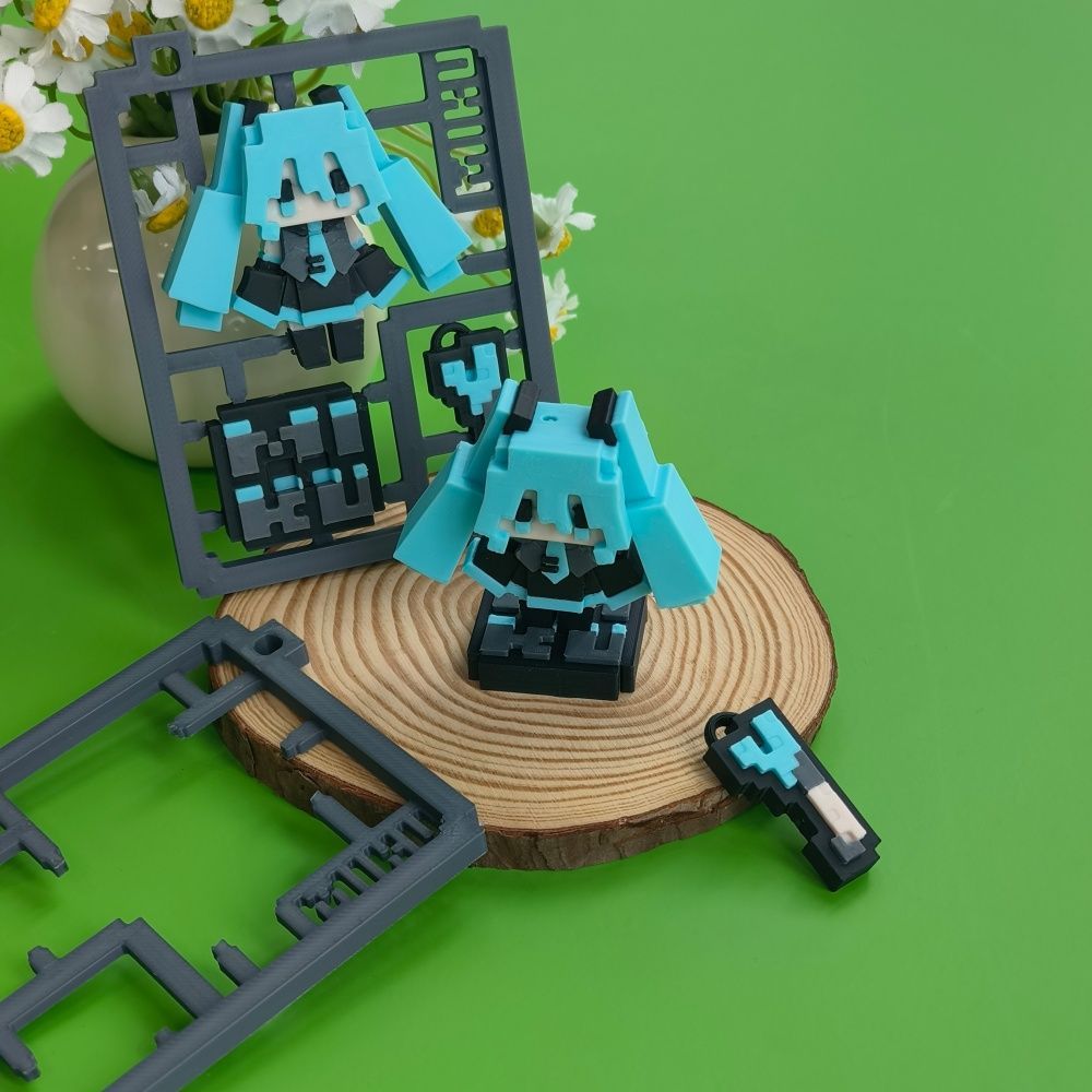 3D Baskılı Sevimli Piksel Hats - Cosplay Prop 3D Print incelemesi ve fiyatı
